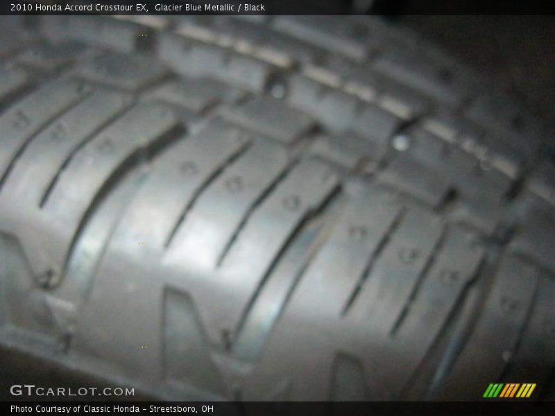 Glacier Blue Metallic / Black 2010 Honda Accord Crosstour EX