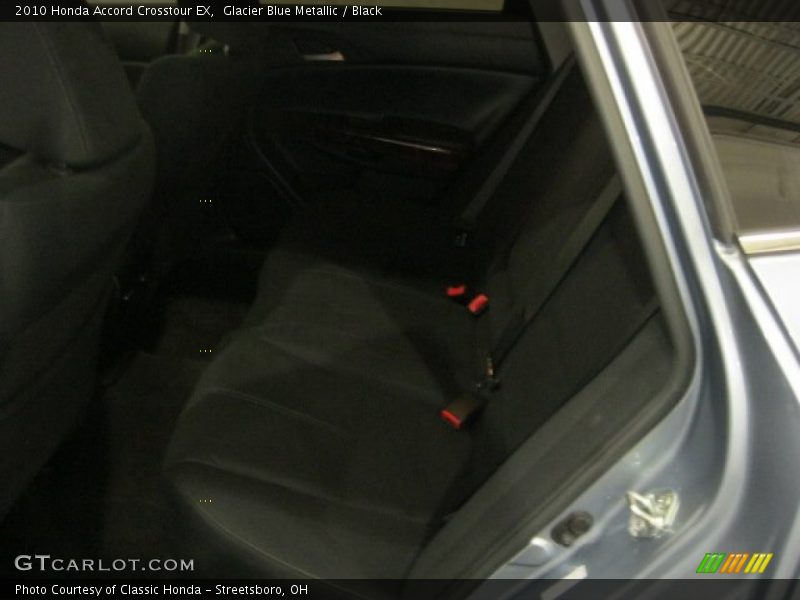 Glacier Blue Metallic / Black 2010 Honda Accord Crosstour EX