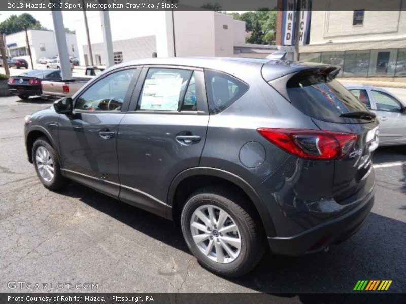 Metropolitan Gray Mica / Black 2013 Mazda CX-5 Sport