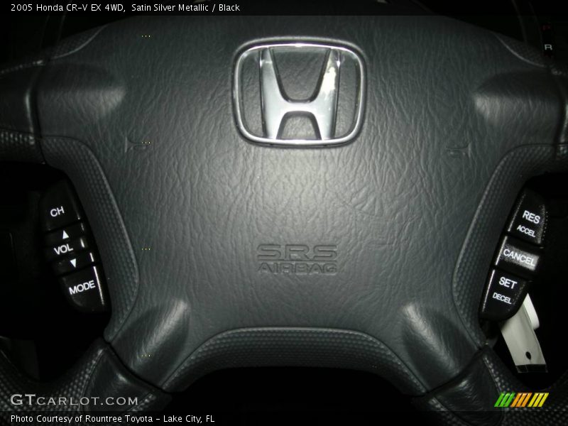 Satin Silver Metallic / Black 2005 Honda CR-V EX 4WD