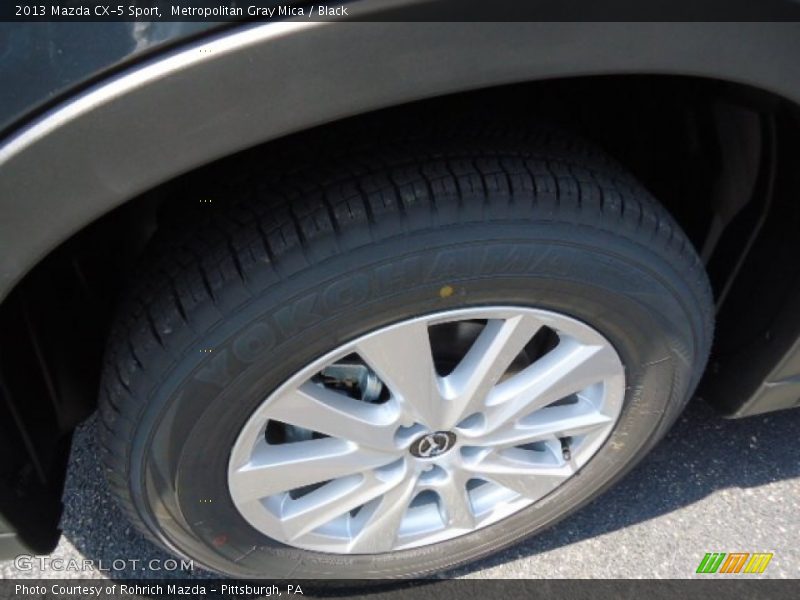 Metropolitan Gray Mica / Black 2013 Mazda CX-5 Sport