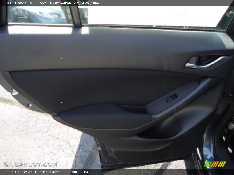 Metropolitan Gray Mica / Black 2013 Mazda CX-5 Sport