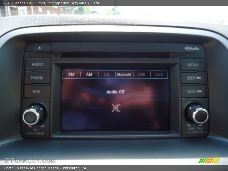 Metropolitan Gray Mica / Black 2013 Mazda CX-5 Sport