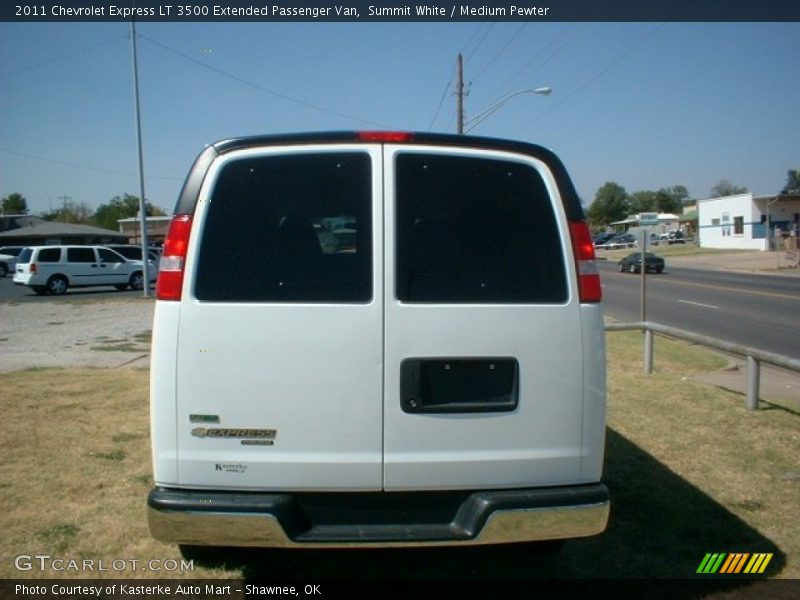 Summit White / Medium Pewter 2011 Chevrolet Express LT 3500 Extended Passenger Van