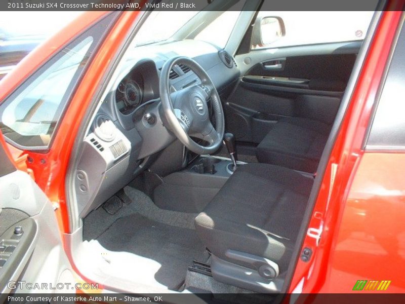 Vivid Red / Black 2011 Suzuki SX4 Crossover Technology AWD