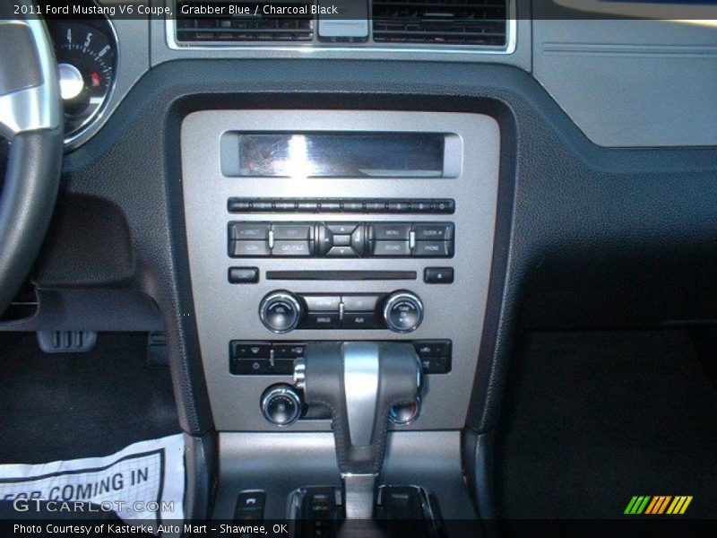 Grabber Blue / Charcoal Black 2011 Ford Mustang V6 Coupe