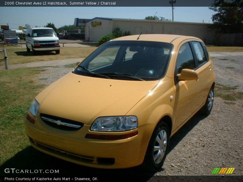 Summer Yellow / Charcoal 2006 Chevrolet Aveo LS Hatchback