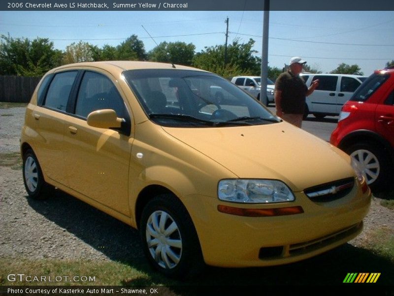 Summer Yellow / Charcoal 2006 Chevrolet Aveo LS Hatchback