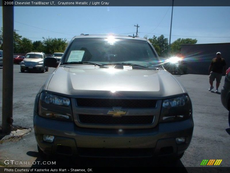 Graystone Metallic / Light Gray 2008 Chevrolet TrailBlazer LT