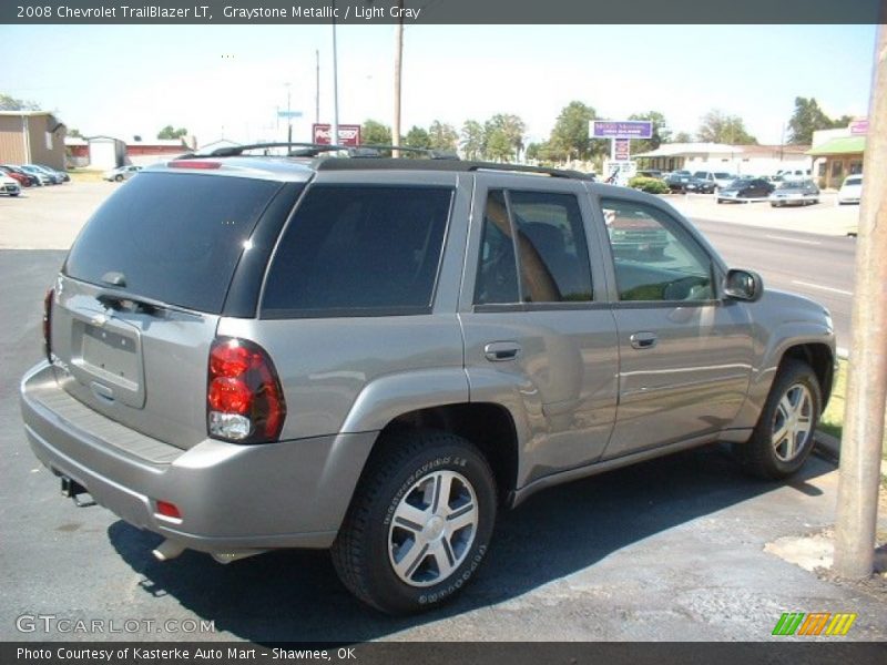 Graystone Metallic / Light Gray 2008 Chevrolet TrailBlazer LT