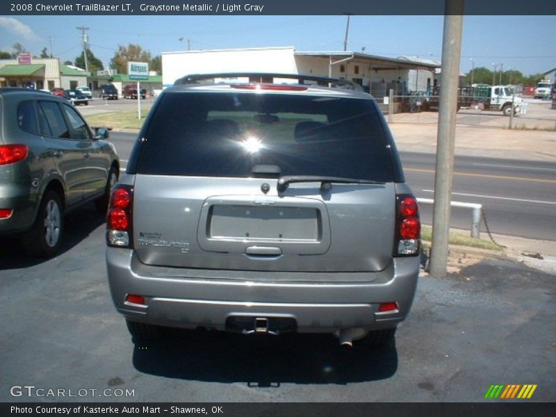 Graystone Metallic / Light Gray 2008 Chevrolet TrailBlazer LT