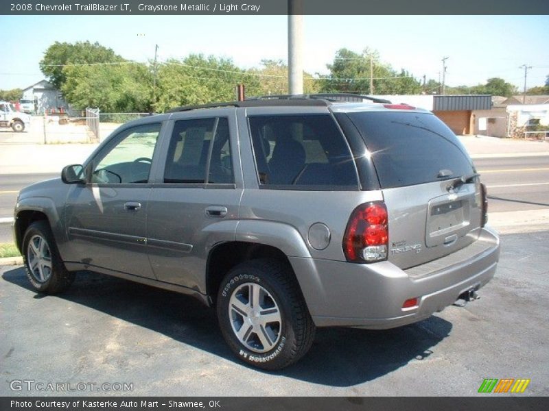 Graystone Metallic / Light Gray 2008 Chevrolet TrailBlazer LT