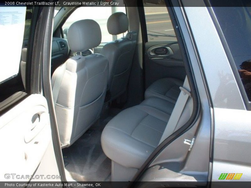 Graystone Metallic / Light Gray 2008 Chevrolet TrailBlazer LT
