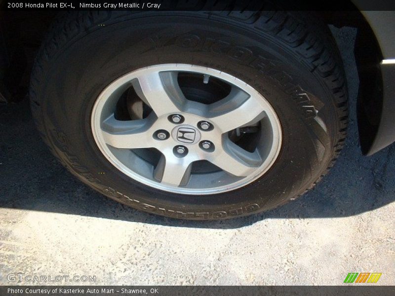 Nimbus Gray Metallic / Gray 2008 Honda Pilot EX-L