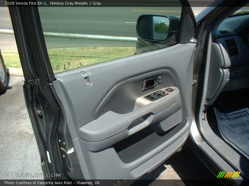 Nimbus Gray Metallic / Gray 2008 Honda Pilot EX-L