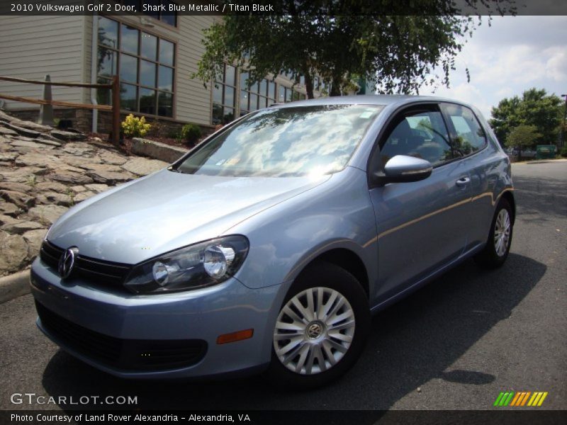 Shark Blue Metallic / Titan Black 2010 Volkswagen Golf 2 Door