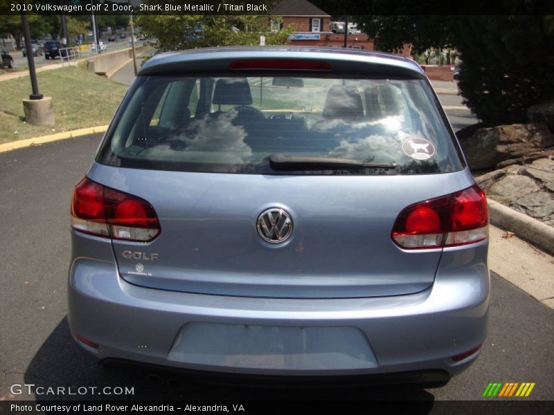 Shark Blue Metallic / Titan Black 2010 Volkswagen Golf 2 Door