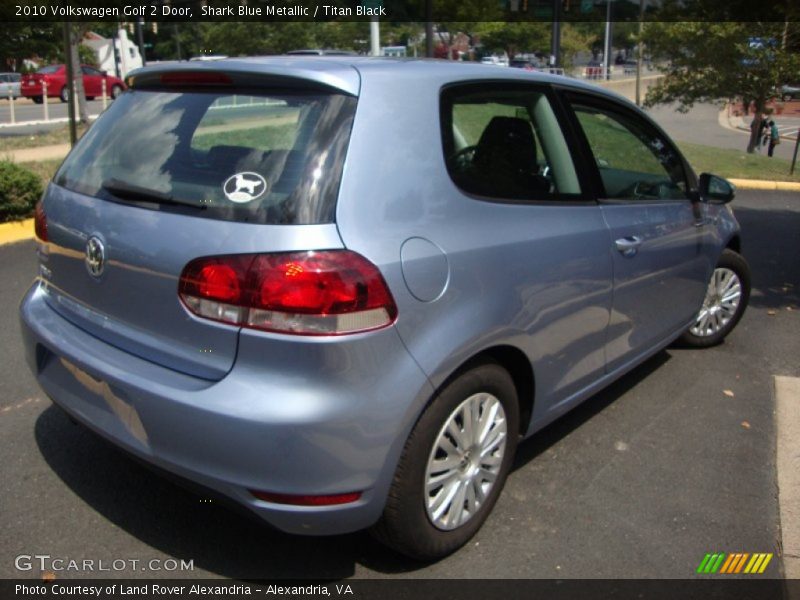 Shark Blue Metallic / Titan Black 2010 Volkswagen Golf 2 Door