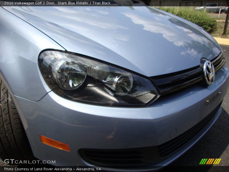 Shark Blue Metallic / Titan Black 2010 Volkswagen Golf 2 Door