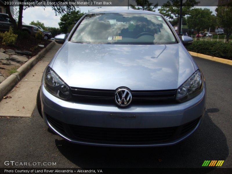 Shark Blue Metallic / Titan Black 2010 Volkswagen Golf 2 Door