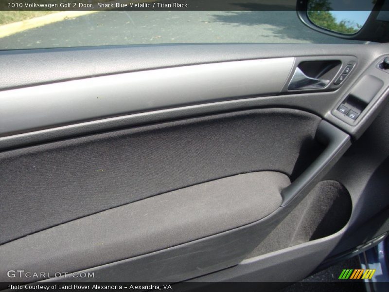 Shark Blue Metallic / Titan Black 2010 Volkswagen Golf 2 Door