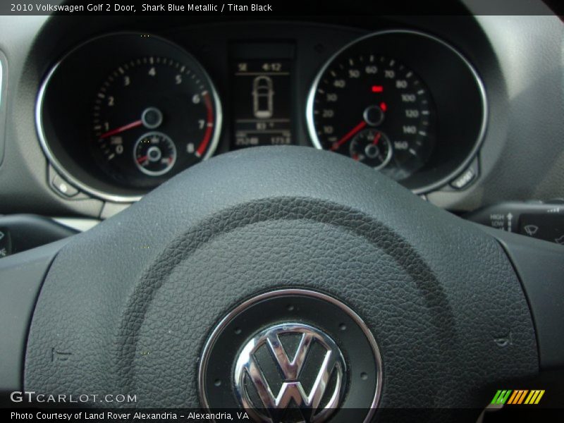 Shark Blue Metallic / Titan Black 2010 Volkswagen Golf 2 Door