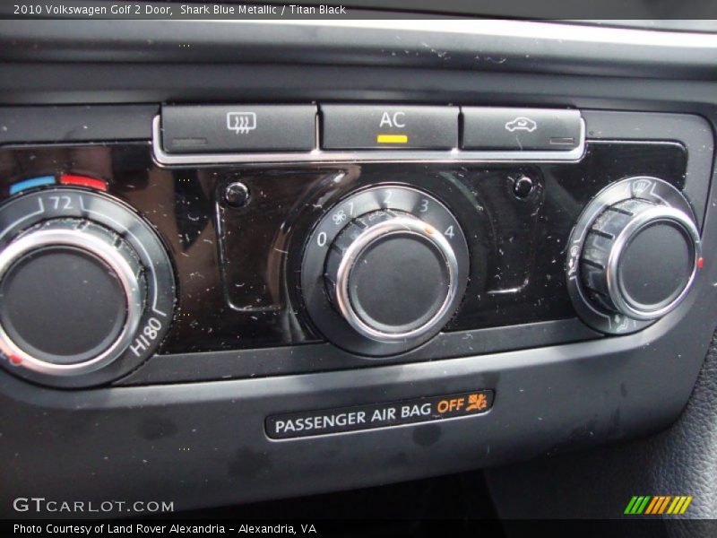 Shark Blue Metallic / Titan Black 2010 Volkswagen Golf 2 Door