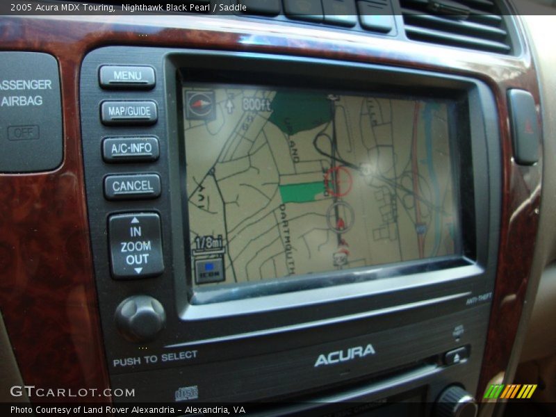 Nighthawk Black Pearl / Saddle 2005 Acura MDX Touring