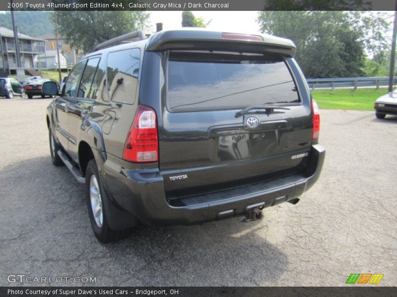 Galactic Gray Mica / Dark Charcoal 2006 Toyota 4Runner Sport Edition 4x4