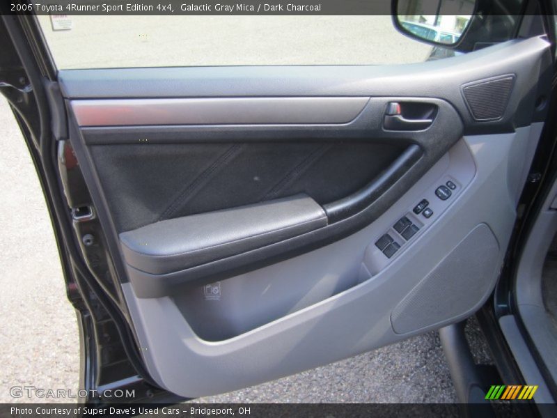 Galactic Gray Mica / Dark Charcoal 2006 Toyota 4Runner Sport Edition 4x4