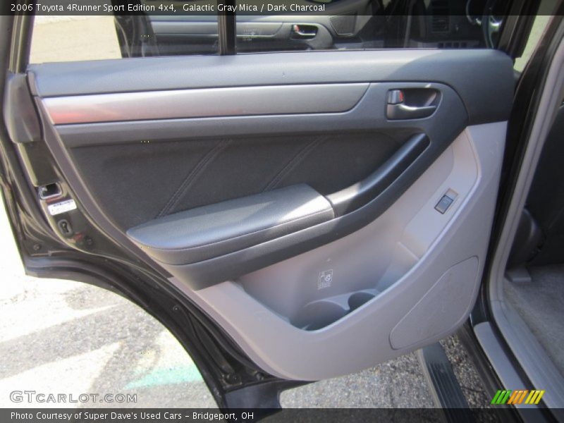 Galactic Gray Mica / Dark Charcoal 2006 Toyota 4Runner Sport Edition 4x4