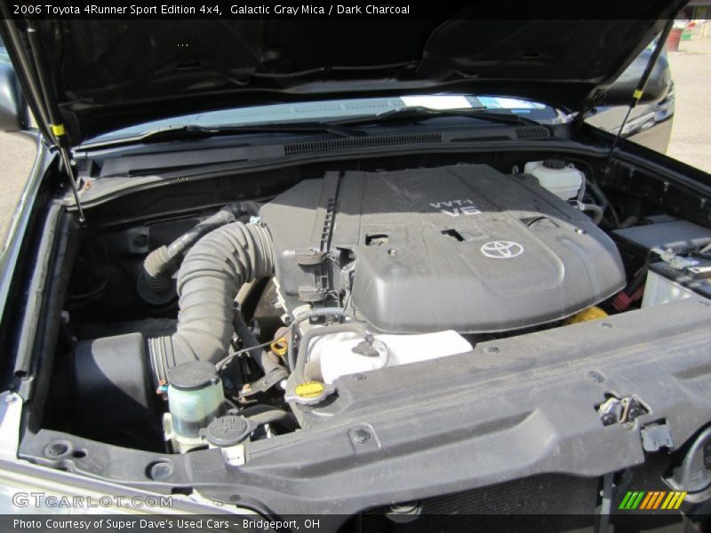  2006 4Runner Sport Edition 4x4 Engine - 4.0 Liter DOHC 24-Valve VVT V6