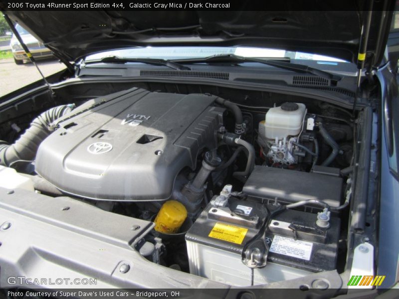  2006 4Runner Sport Edition 4x4 Engine - 4.0 Liter DOHC 24-Valve VVT V6
