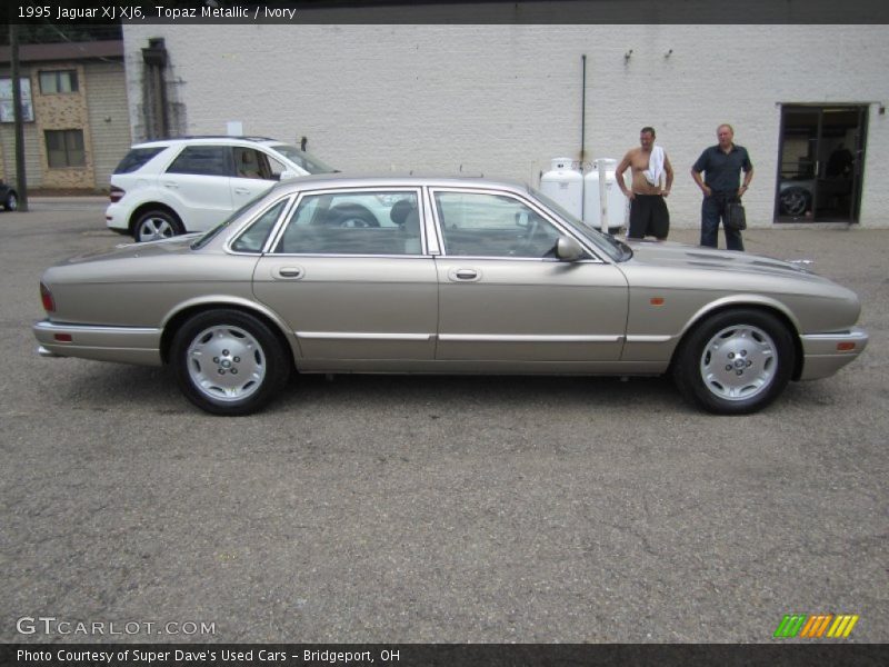 Topaz Metallic / Ivory 1995 Jaguar XJ XJ6