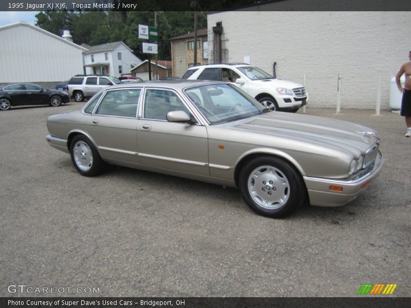 Topaz Metallic / Ivory 1995 Jaguar XJ XJ6