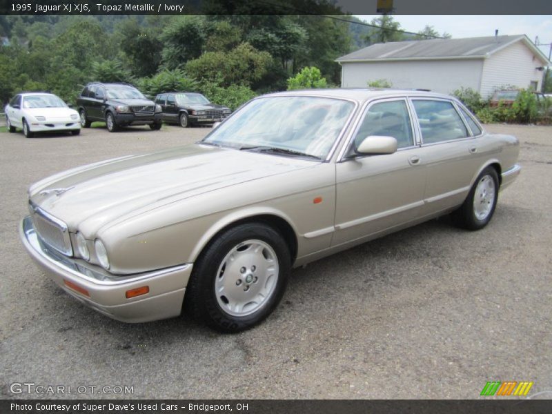 Topaz Metallic / Ivory 1995 Jaguar XJ XJ6