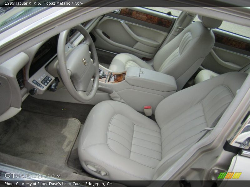 Topaz Metallic / Ivory 1995 Jaguar XJ XJ6