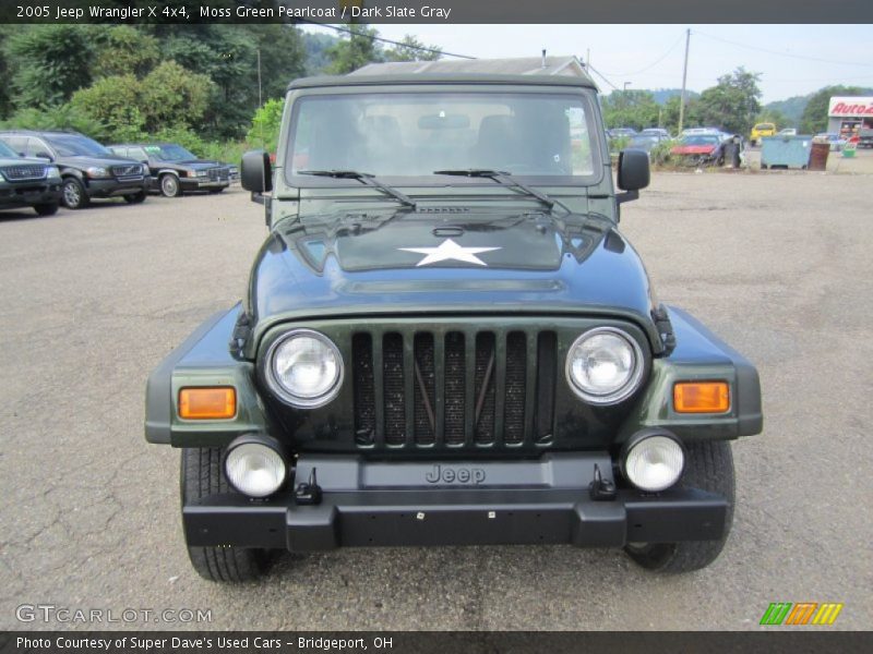 Moss Green Pearlcoat / Dark Slate Gray 2005 Jeep Wrangler X 4x4