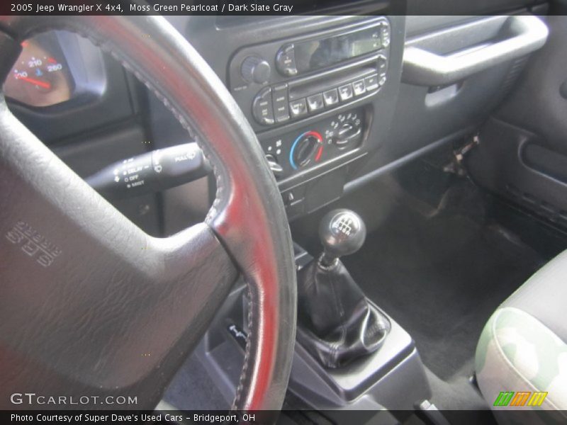 Moss Green Pearlcoat / Dark Slate Gray 2005 Jeep Wrangler X 4x4