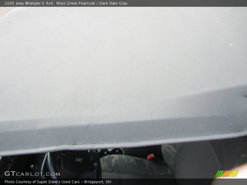 Moss Green Pearlcoat / Dark Slate Gray 2005 Jeep Wrangler X 4x4