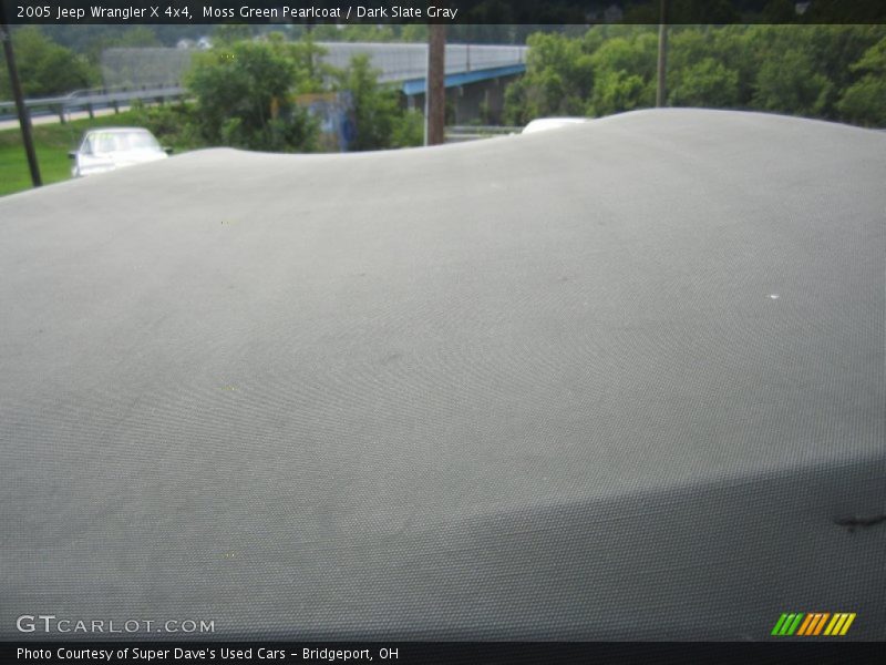 Moss Green Pearlcoat / Dark Slate Gray 2005 Jeep Wrangler X 4x4