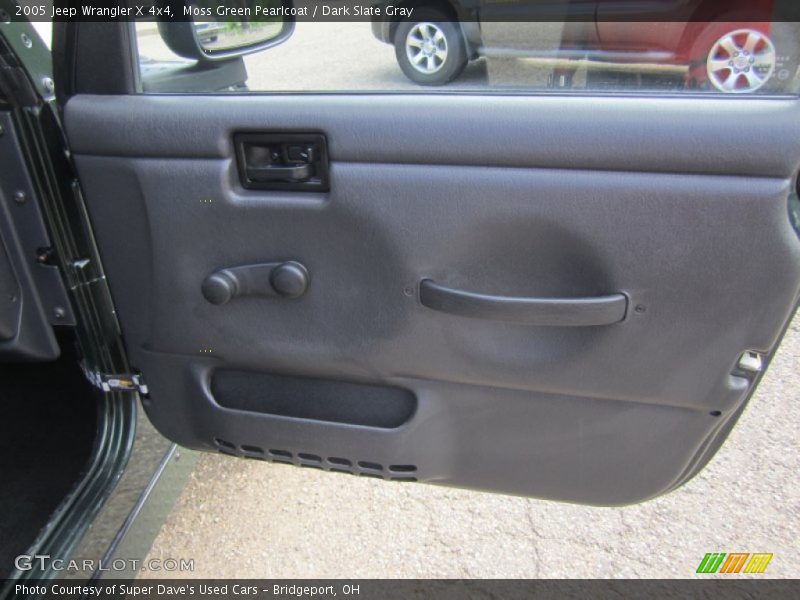 Moss Green Pearlcoat / Dark Slate Gray 2005 Jeep Wrangler X 4x4