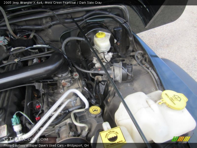 Moss Green Pearlcoat / Dark Slate Gray 2005 Jeep Wrangler X 4x4