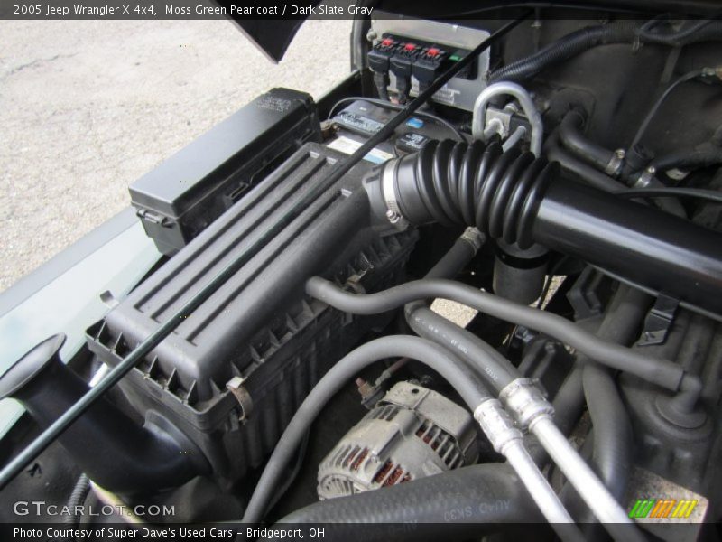 Moss Green Pearlcoat / Dark Slate Gray 2005 Jeep Wrangler X 4x4