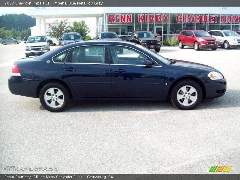 Imperial Blue Metallic / Gray 2007 Chevrolet Impala LT