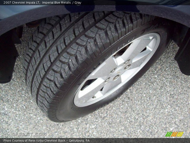 Imperial Blue Metallic / Gray 2007 Chevrolet Impala LT