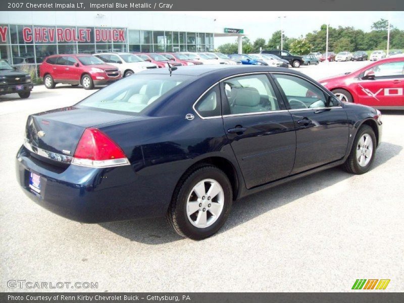 Imperial Blue Metallic / Gray 2007 Chevrolet Impala LT
