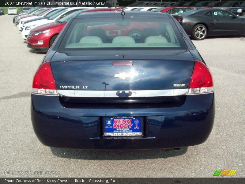 Imperial Blue Metallic / Gray 2007 Chevrolet Impala LT