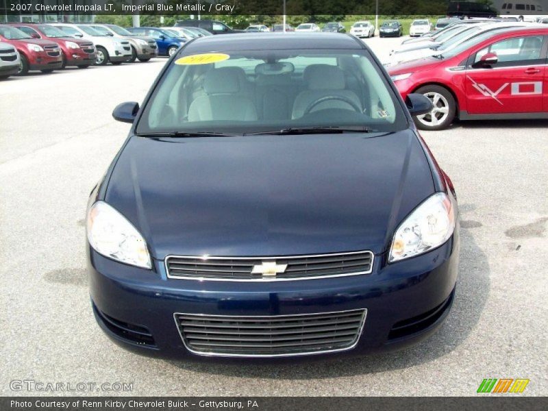 Imperial Blue Metallic / Gray 2007 Chevrolet Impala LT