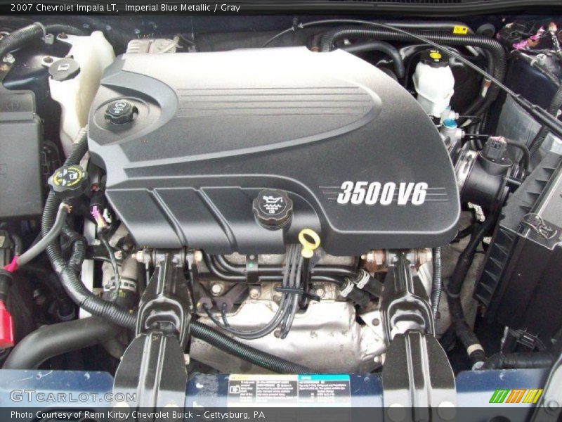Imperial Blue Metallic / Gray 2007 Chevrolet Impala LT